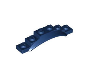LEGO Dark Blue Mudguard Plate 1 x 6 with Edge (4925 / 62361)