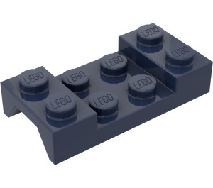 LEGO Tmavě modrá Blatník Deska 2 x 4 s Klenba bez otvoru (3788)