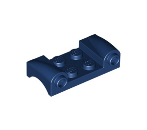 LEGO Dark Blue Mudguard Plate 2 x 4 with Headlights and Curved Fenders (93590)