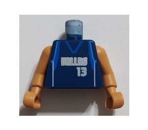 LEGO Bleu Foncé NBA Steve Nash, Dallas Mavericks Torse