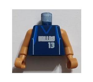 LEGO Dark Blue NBA Steve Nash, Dallas Mavericks Torso