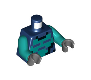 LEGO Ciemny niebieski Nether Minifigurka Tułów (973 / 76382)