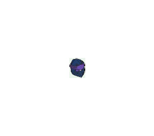 LEGO Dark Blue Ninjago Wrap with Dark Purple Headband