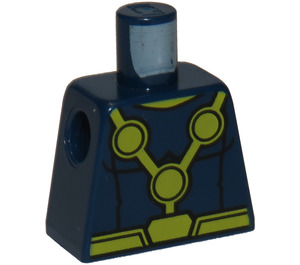 LEGO Dark Blue Nova Torso without Arms (973)