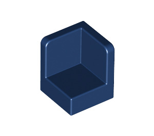 LEGO Dark Blue Panel 1 x 1 Corner with Rounded Corners (6231)