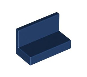 LEGO Bleu foncé Panneau 1 x 2 x 1 avec coins carrés (4865 / 30010)