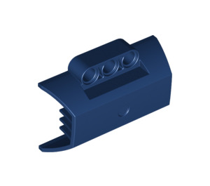 LEGO Dark Blue Panel 4 x 6 Side Flaring Intake with Three Holes (61069)