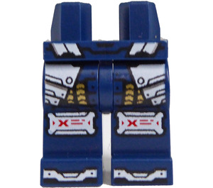 LEGO Dark Blue Pixal Legs (3815)