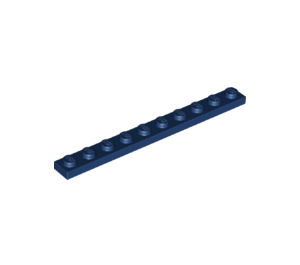 LEGO Donkerblauw Plaat 1 x 10 (4477)