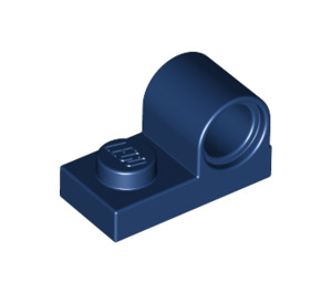 LEGO Dark Blue Plate 1 x 2 with Pin Hole (11458)
