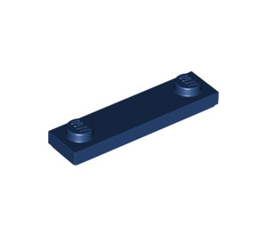 LEGO Dark Blue Plate 1 x 4 with Two Studs with Groove (41740)