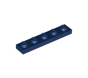 LEGO Blu scuro Piastra 1 x 5 (78329)