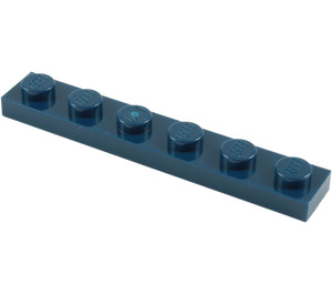 LEGO Dark Blue Plate 1 x 6 (3666)