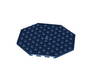 LEGO Blu scuro Piastra 10 x 10 Octagonal con Foro (89523)