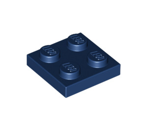 LEGO Dark Blue Plate 2 x 2 (3022 / 94148)