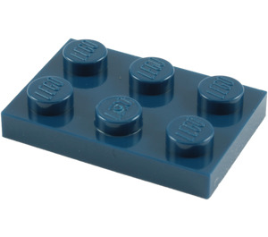 LEGO Donkerblauw Plaat 2 x 3 (3021)