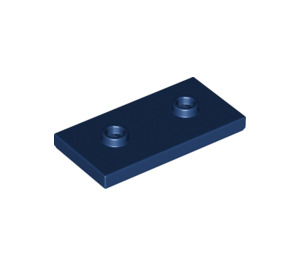 LEGO Donkerblauw Plaat 2 x 4 met 2 Noppen (65509)