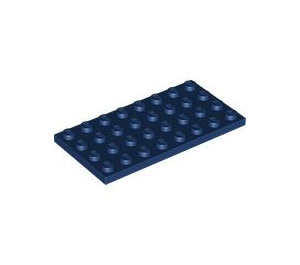 LEGO Donkerblauw Plaat 4 x 8 (3035)