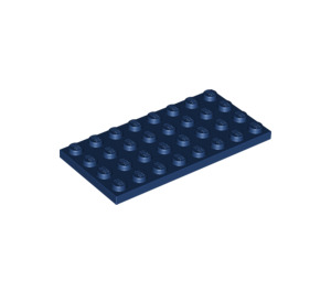 LEGO Donkerblauw Plaat 4 x 8 (3035)