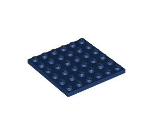 LEGO Dark Blue Plate 6 x 6 (3958)