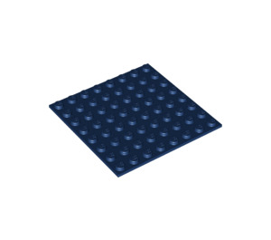 LEGO Dark Blue Plate 8 x 8 with Adhesive (80319)