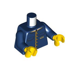 LEGO Bleu Foncé Porter Minifigurine Torse (973 / 76382)