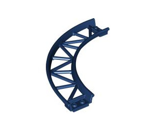 LEGO Dark Blue Rail 13 x 13 Curved with Edges (25061)