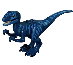 LEGO Tmavě modrá Raptor Blue Eye Marking