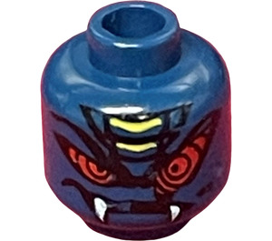 LEGO Dark Blue Rattla Head (Recessed Solid Stud) (11063 / 98715)