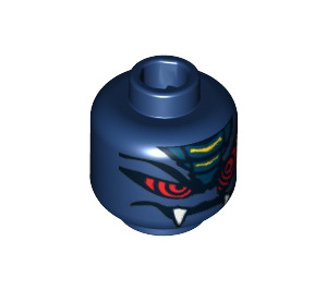 LEGO Dark Blue Rattla Head (Safety Stud) (11063 / 98715)