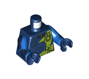 LEGO Dark Blue Rex Dangervest Minifig Torso (973 / 76382)