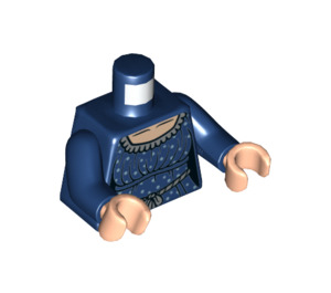 LEGO Donkerblauw Rowena Ravenclaw Minifiguur Torso (973 / 76382)