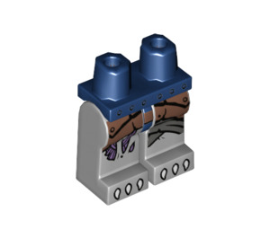 LEGO Dark Blue Saber Tooth Tiger Tribe Warrior with Armor Mask Minifigure Hips and Legs (3815 / 19675)