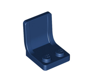 LEGO Dark Blue Seat 2 x 2 with Sprue Mark in Seat (4079)