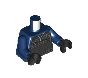 LEGO Dark Blue SHIELD Agent Minifig Torso (973 / 76382)
