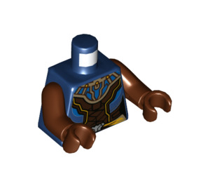 LEGO Dark Blue Shuri with Dark Blue Suit Minifig Torso (973 / 76382)