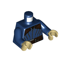 LEGO Dark Blue Sinister Strange Minifig Torso (973 / 76382)