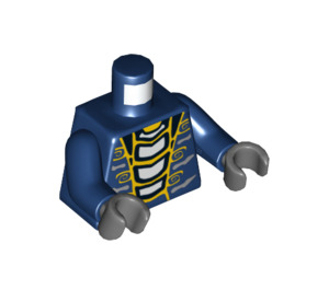 LEGO Azul oscuro Skales Torso (973 / 76382)