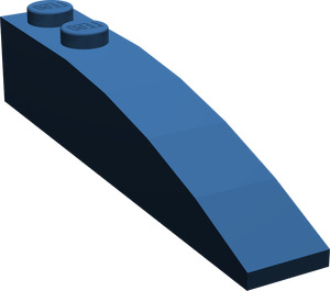 LEGO Donkerblauw Helling 1 x 6 Gebogen (41762 / 42022)