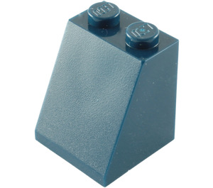 LEGO Donkerblauw Helling 2 x 2 x 2 (65°) met buis aan de onderzijde (3678)