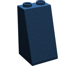 LEGO Bleu foncé Pente 2 x 2 x 3 (75°) Goujons creux, surface rugueuse (3684 / 30499)