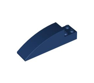 LEGO Dark Blue Slope 2 x 2 x 8 Curved (41766)