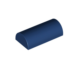 LEGO Dark Blue Slope 2 x 4 Curved with Groove (6192 / 30337)