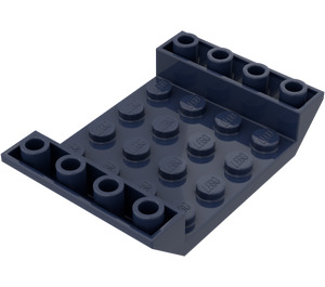 LEGO Mörkblå Backe 4 x 6 (45°) Dubbel Omvänd med Open Centrum utan hål (30283 / 60219)