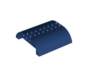 LEGO Bleu Foncé Pente 8 x 8 x 2 Incurvé Double (54095)