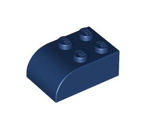 LEGO Dark Blue Slope Brick 2 x 3 with Curved Top (6215)