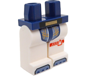 LEGO Mørk blå Space Bygging Minifigur Hofter og ben (73200 / 105852)