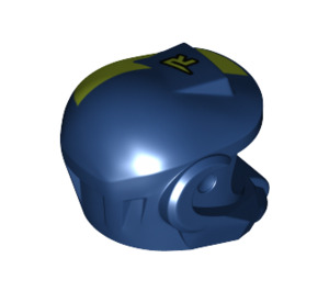 LEGO Dark Blue Space Helmet with 'R' and Stripe (48158)