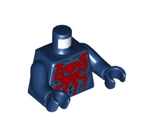 LEGO Dark Blue Spider-Man 2099 Minifig Torso (973 / 76382)