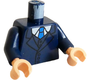 LEGO Mørkeblå Statler Minifig Torso (973 / 76382)